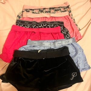 PINK Victoria's Secret SLEEP boxy Shorts bundle